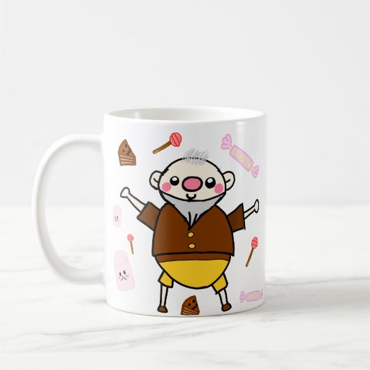 Grandpa Daddy: The Secret Guardian of Sweets - Bab コーヒーマグカップ (左)