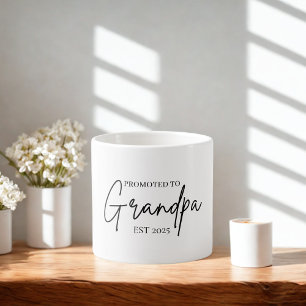 Grandpa EST 2025に昇格 初めてのおじいちゃん エスプレッソカップ