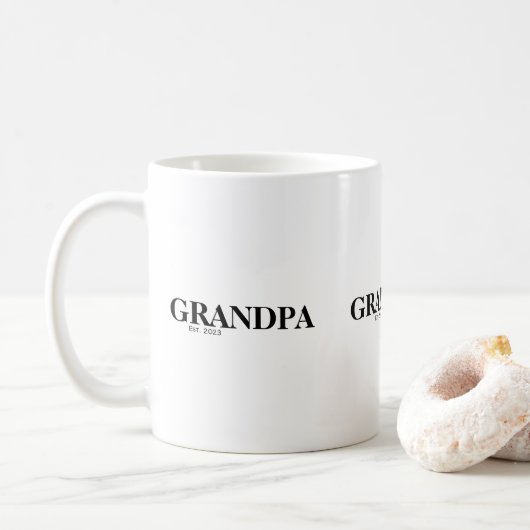 Grandpa Est Modern  コーヒーマグカップ (ドーナツ)