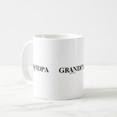 Grandpa Est Modern  コーヒーマグカップ (正面左)