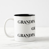 Grandpa Est Modern  ツートーンマグカップ (左)