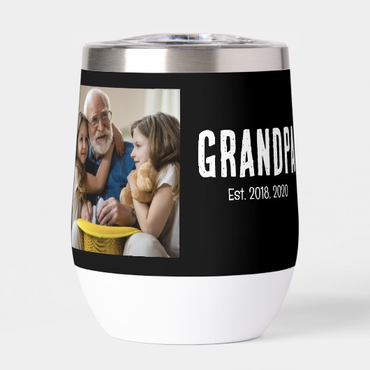 Grandpa Est. White script photo (正面)