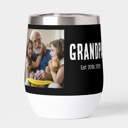 Grandpa Est. White script photo (背面)