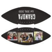 Grandpa established black grunge script 3 photo アメリカンフットボール (パネル)