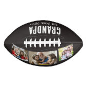 Grandpa established black grunge script 3 photo アメリカンフットボール (正面)