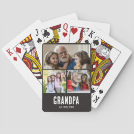 Grandpa established black grunge script 3 photo トランプ