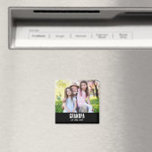 Grandpa Established Photo Gift Magnet マグネット (インサイチュ (食洗機))