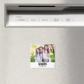 Grandpa Established Photo Gift Magnet マグネット (インサイチュ (食洗機))