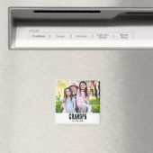 Grandpa Established Photo Gift Magnet マグネット (インサイチュ (食洗機))