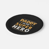 Grandpa Gift | Daddy Is My Super Hero ペーパープレート (アングル)