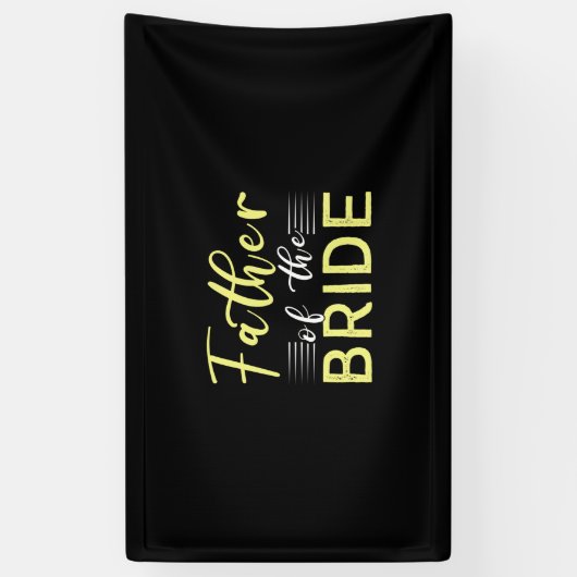 Grandpa Gift | Father Of The Bride 横断幕 (縦)