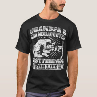 Grandpa Granddaughter Friends Grandparent Kids bis Tシャツ
