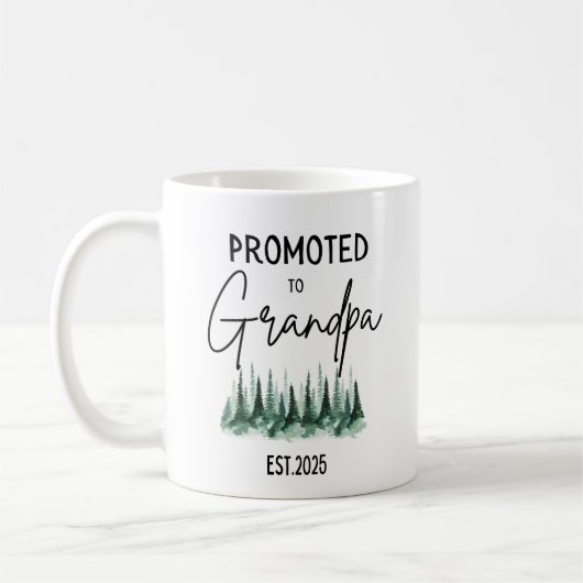 Grandpa Mug 2025に昇格し、Grandpa Mug Est 2025に昇格 コーヒーマグカップ (左)