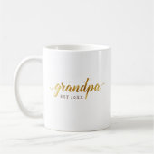 Grandpa Mug | Personalized “EST” Baby Announcement コーヒーマグカップ (左)