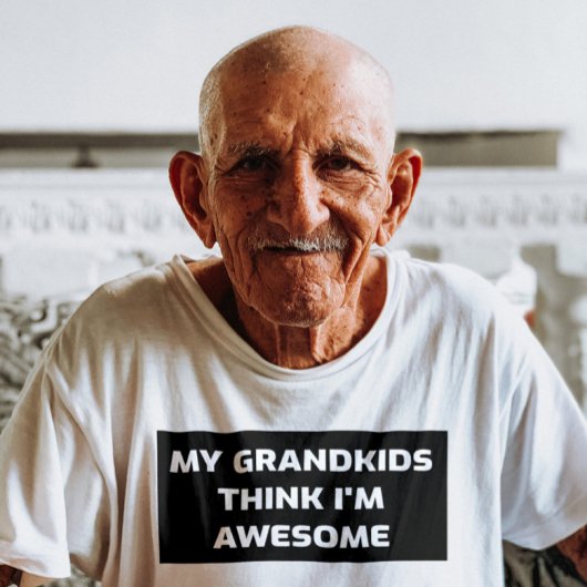 GRANDPA - MY GRANDKIDS 考え I 素晴らしM Tシャツ