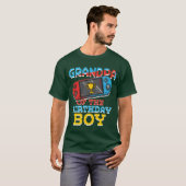 Grandpa Of Gamer Video Game Lover Gamer funny girl Tシャツ (正面フル)