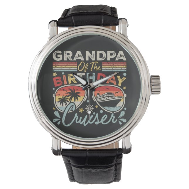 Grandpa of the Birthday Cruiser Vacation Vintage 腕時計 (正面)