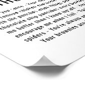 Grandpa Photo Collage Things We Love About You ポスター (角)