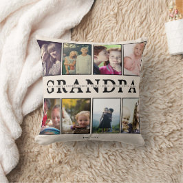 Grandpa Pillow – 8 Photos & Grandkids’ Names クッション