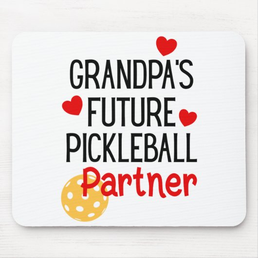 Grandpa S Future Ckleball Partner Granhild Toddler マウスパッド (正面)