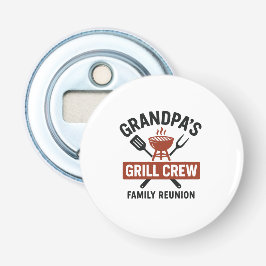 Grandpa’s Grill Crew | Family BBQ Reunion Shirt 栓抜き