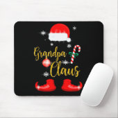 Grandpa Santa Claus Funny Family Christmas Pjs For マウスパッド (マウス)