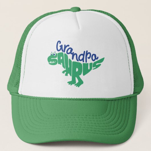 Grandpa Saurusグラフィック キャップ (正面)