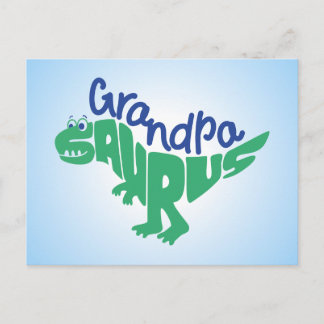 Grandpa Saurusグラフィック ポストカード