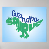 Grandpa Saurus Graphic ポスター (正面)