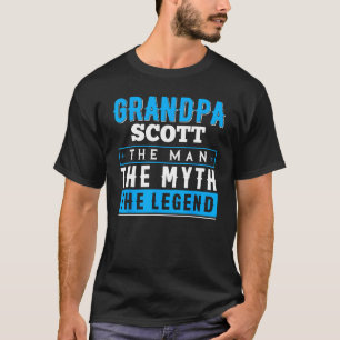 Grandpa SCOTT The Man The Myth The Legend Tシャツ
