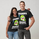 Grandpa Shark  Funny Fathers Day Gift for Mens Kid Tシャツ (ユニセックス)