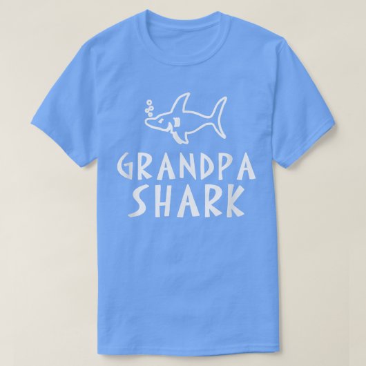 Grandpa Shark  Tシャツ (デザイン正面)