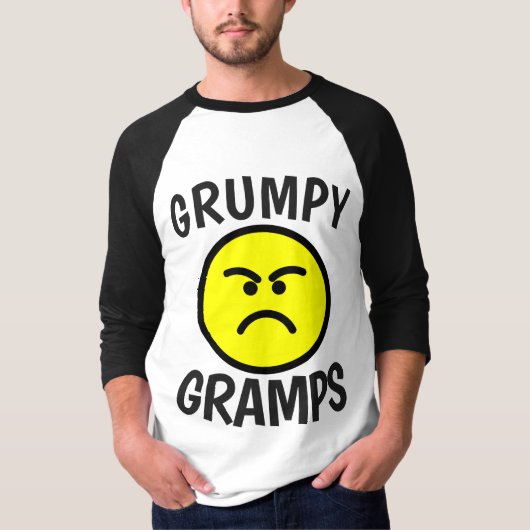 GRANDPA TおもしろいシャツGRUMPY SIFAR Tシャツ (正面)