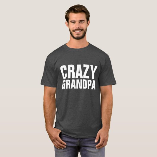 GRANDPA T熱狂するシャツおもしろい、 Tシャツ (正面フル)