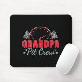 Grandpa T Crew Race Car Driver Birthday Party Raci マウスパッド (マウス)