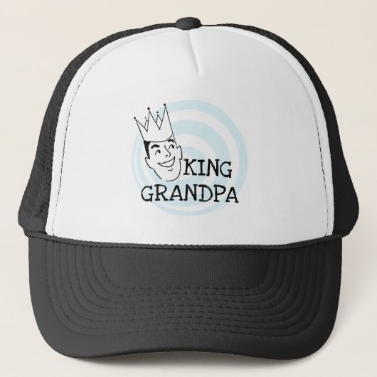 Grandpa T-shirtsおよびギフト王 キャップ (正面)