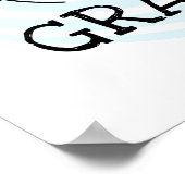 Grandpa T-shirtsおよびギフト王 ポスター (角)