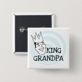 Grandpa T-shirtsおよびギフト王 缶バッジ (正面&裏面)