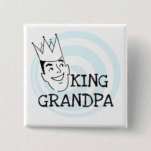 Grandpa T-shirtsおよびギフト王 缶バッジ (正面)