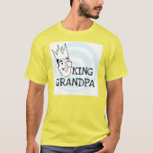 Grandpa T-shirtsおよびギフト王 Tシャツ (正面)