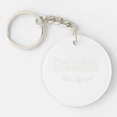 Grandpa the Legend Keychain – Custom Everyday Gift キーホルダー (正面)