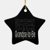 Grandpa-To-Be Extraordinaire セラミックオーナメント (裏面)
