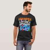 Grandpa Under Sea Birthday Party Ocean Sea Animals Tシャツ (正面フル)