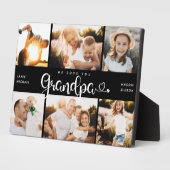 Grandpa We Love youハートモダン6 Photo Collage フォトプラーク (側面)