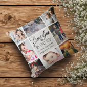 Grandpa We Love You Photo Collage クッション