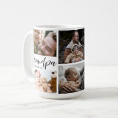 Grandpa We Love You Photo Collage Coffee Mug コーヒーマグカップ (正面左)
