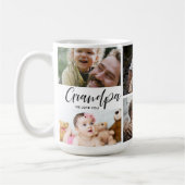 Grandpa We Love You Photo Collage Coffee Mug コーヒーマグカップ (左)