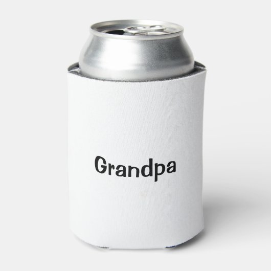 Grandpa White Insulated Can Cooler 缶クーラー (缶正面)