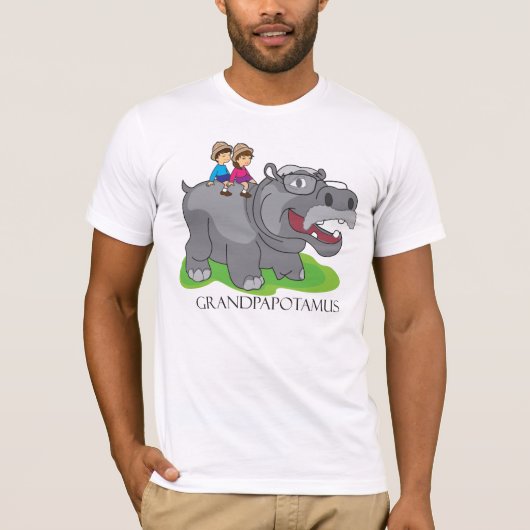 GrandpapotamusのTシャツ Tシャツ (正面)