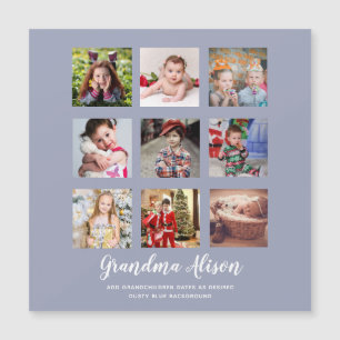 GRANDPARENT PHOTO COLLAGE GIVES - Dusty Blue